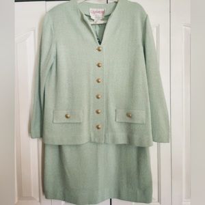 VINTAGE Castleberry Skirt/Jacket Set